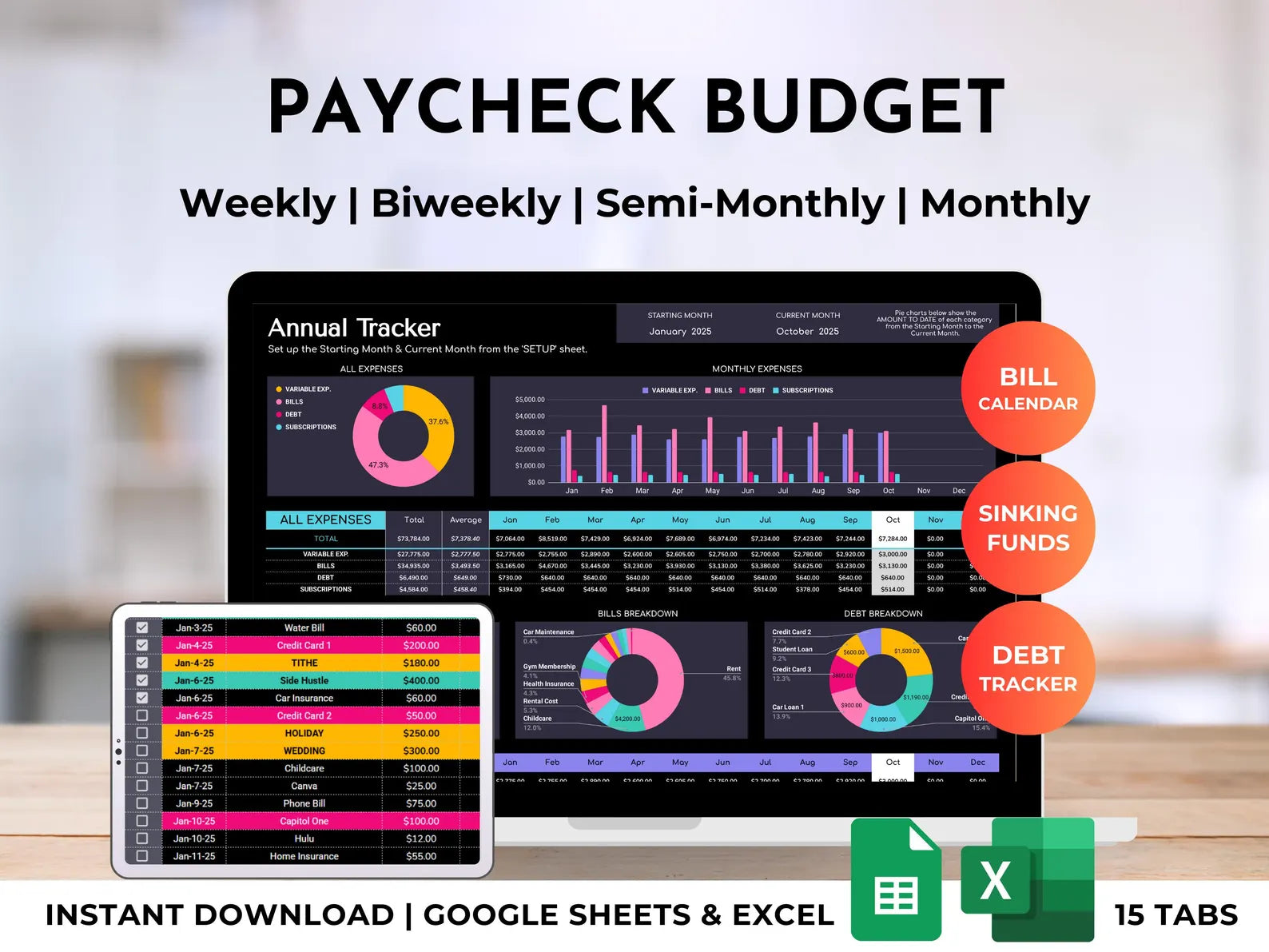 Paycheck Budget V-4